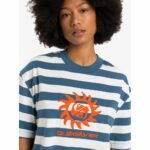 CAMISETA QUICKSILVER BOYFRIEND CROP STRIPED | Mechanic