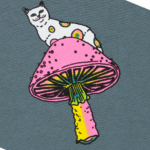 CAMISETA RIPNDIP PSYCHEDELIC TEE LIGHT CHARCOAL | Mechanic