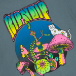 CAMISETA RIPNDIP PSYCHEDELIC TEE LIGHT CHARCOAL | Mechanic