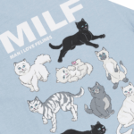 CAMISETA RIPNDIP MAN I LOVE FELINES TEE POWDER BLUE | Mechanic