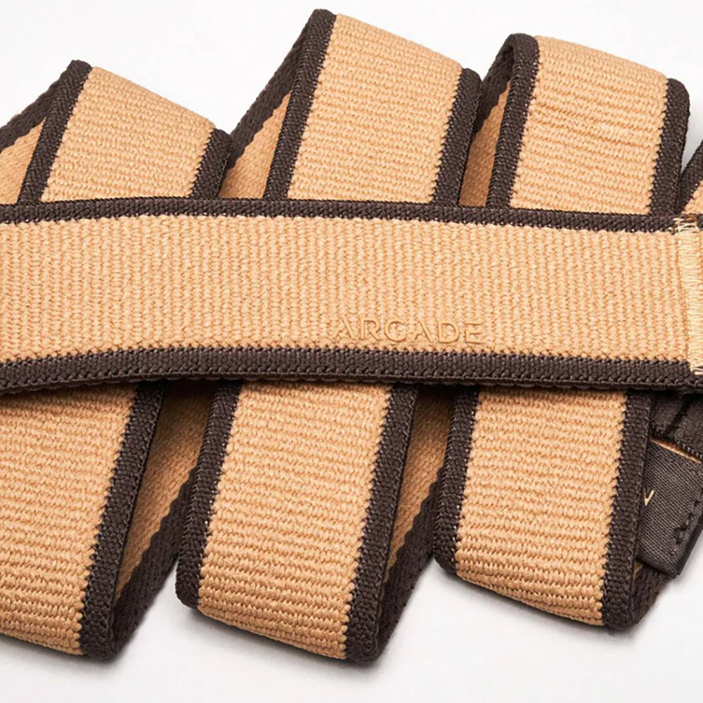 CINTURÓN ARCADE CARTO SLIM SAND/MEDIUM BROWN | Mechanic