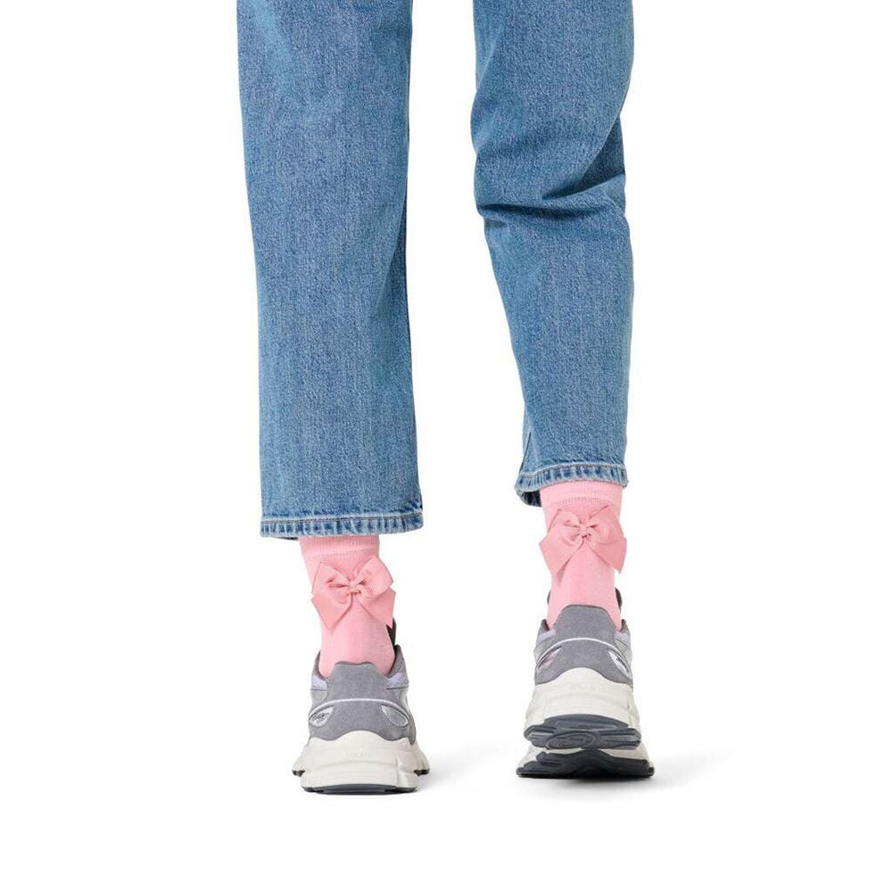 CALCETINES HAPPY SOCKS BOW 1/2 CREW SOCK PINK | Mechanic