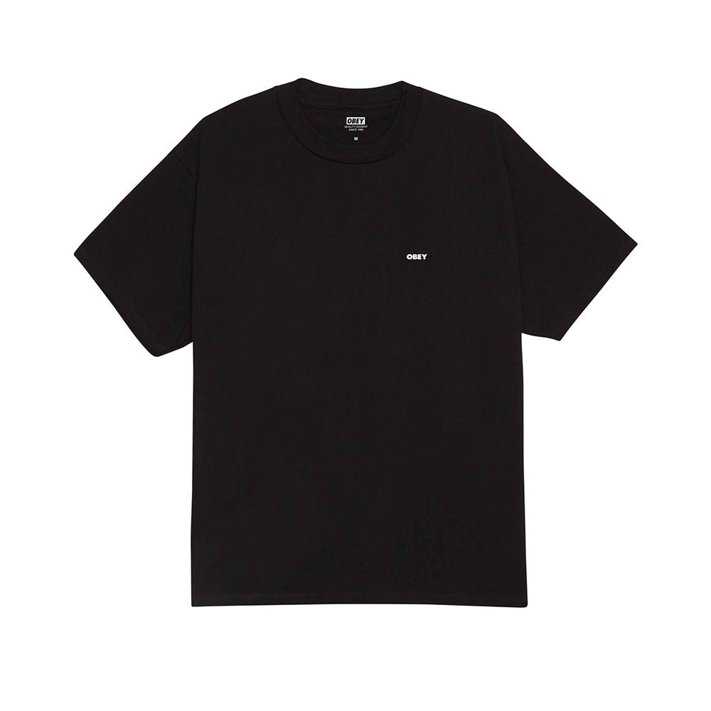 CAMISETA OBEY ART STUDIO FLOWERS BLACK | Mechanic