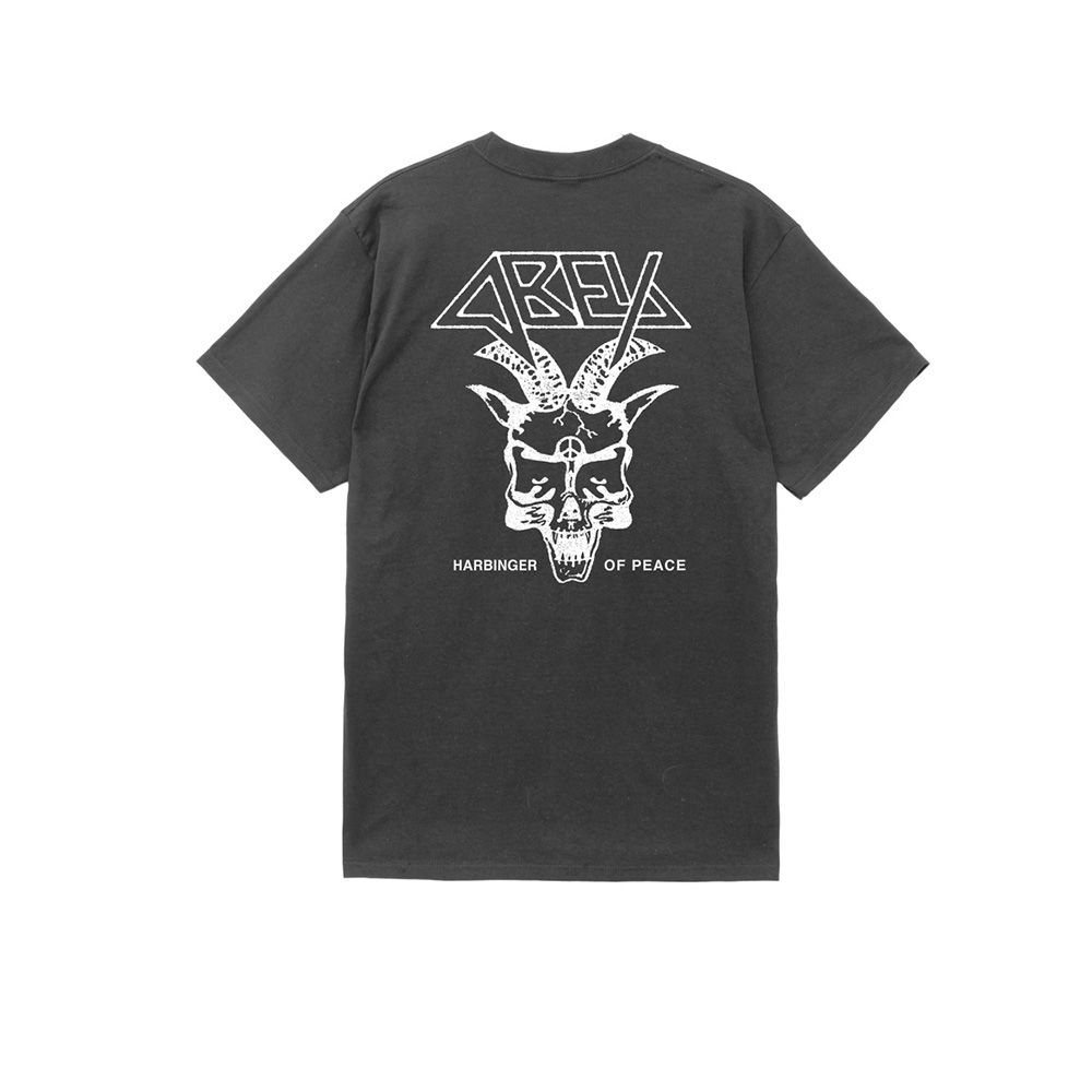 CAMISETA HARBINGER OF PEACE VINTAGE BLACK | Mechanic
