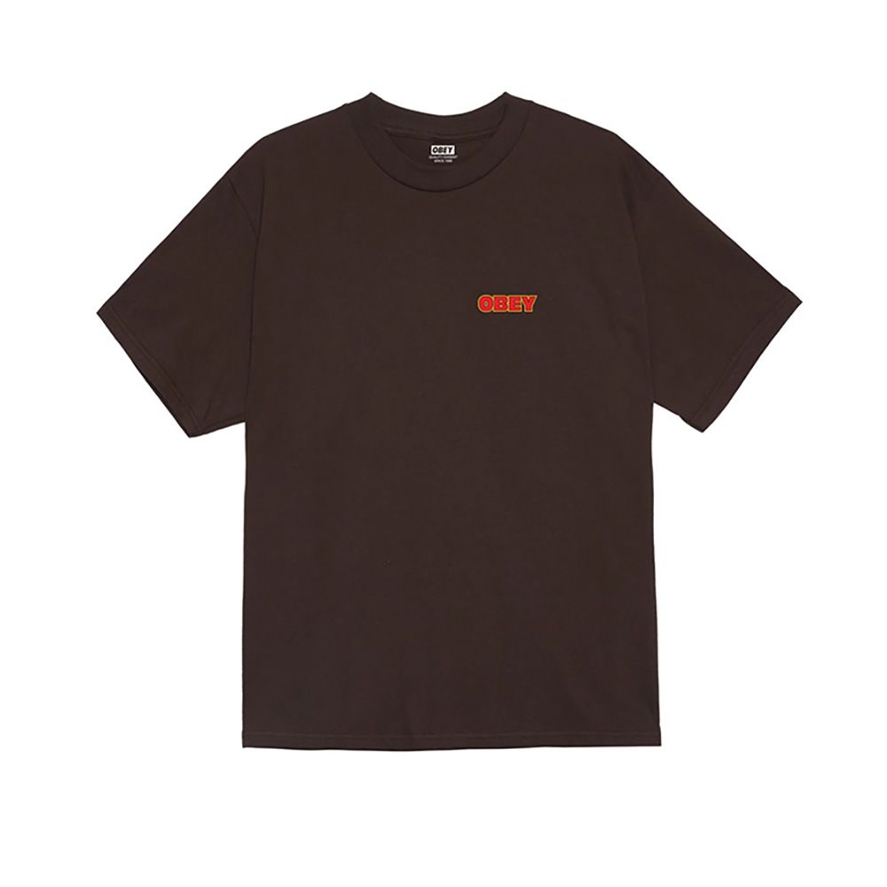 CAMISETA OBEY STAR JAVA BROWN | Mechanic