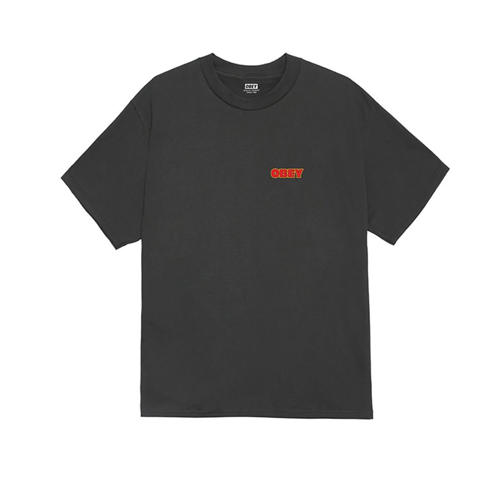 CAMISETA OBEY STAR VINTAGE BLACK | Mechanic