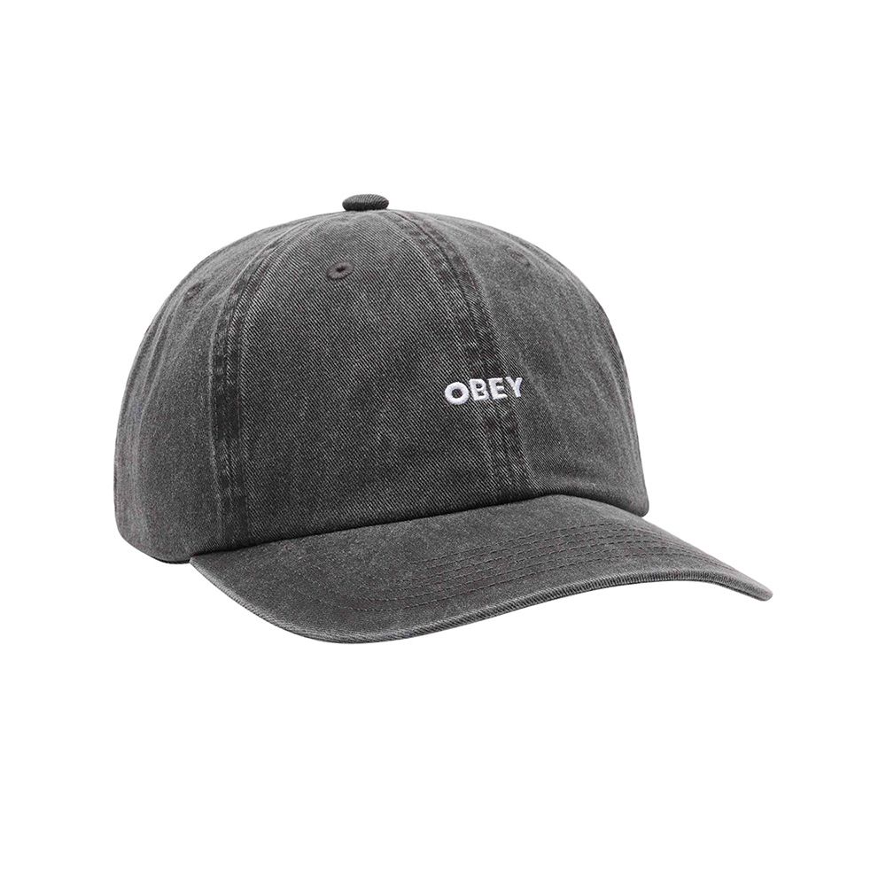 GORRA OBEY PIGMENT BOLD 6 PANEL STRAPBACK PIGMENT BLACK | Mechanic