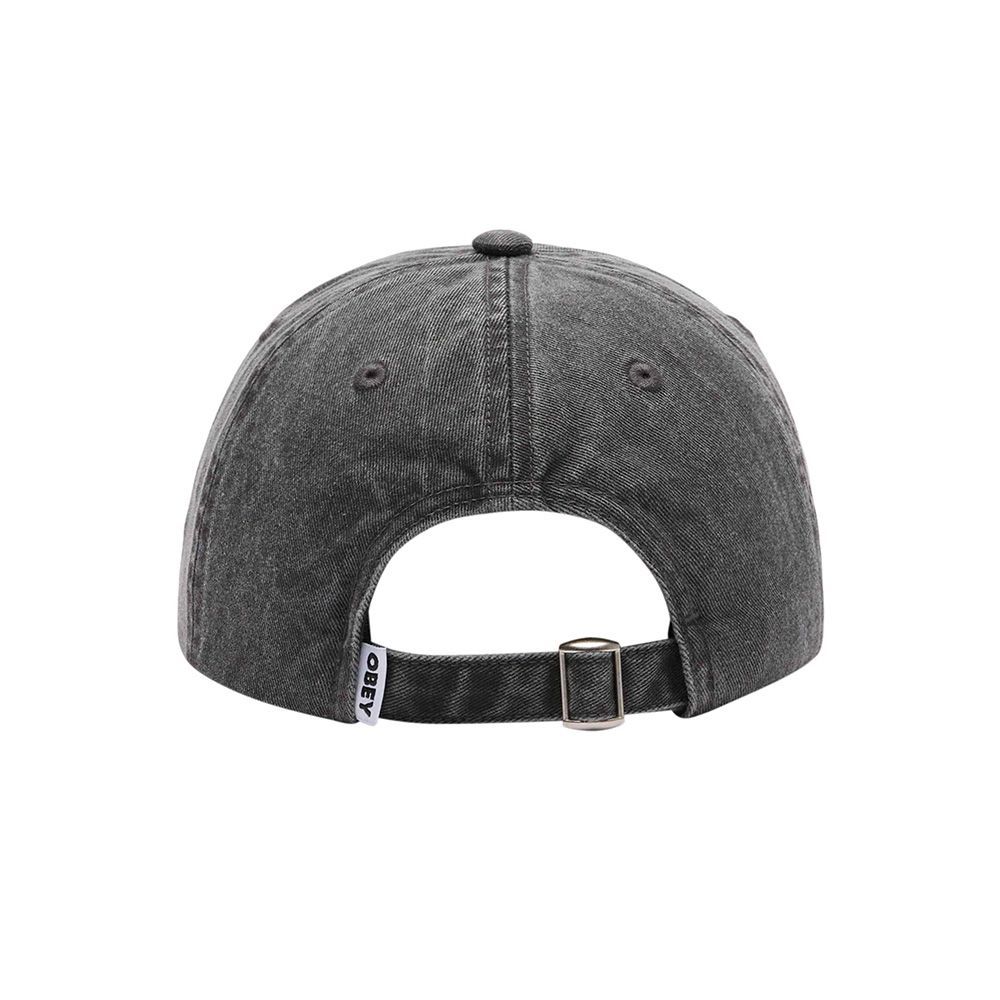 GORRA OBEY PIGMENT BOLD 6 PANEL STRAPBACK PIGMENT BLACK | Mechanic