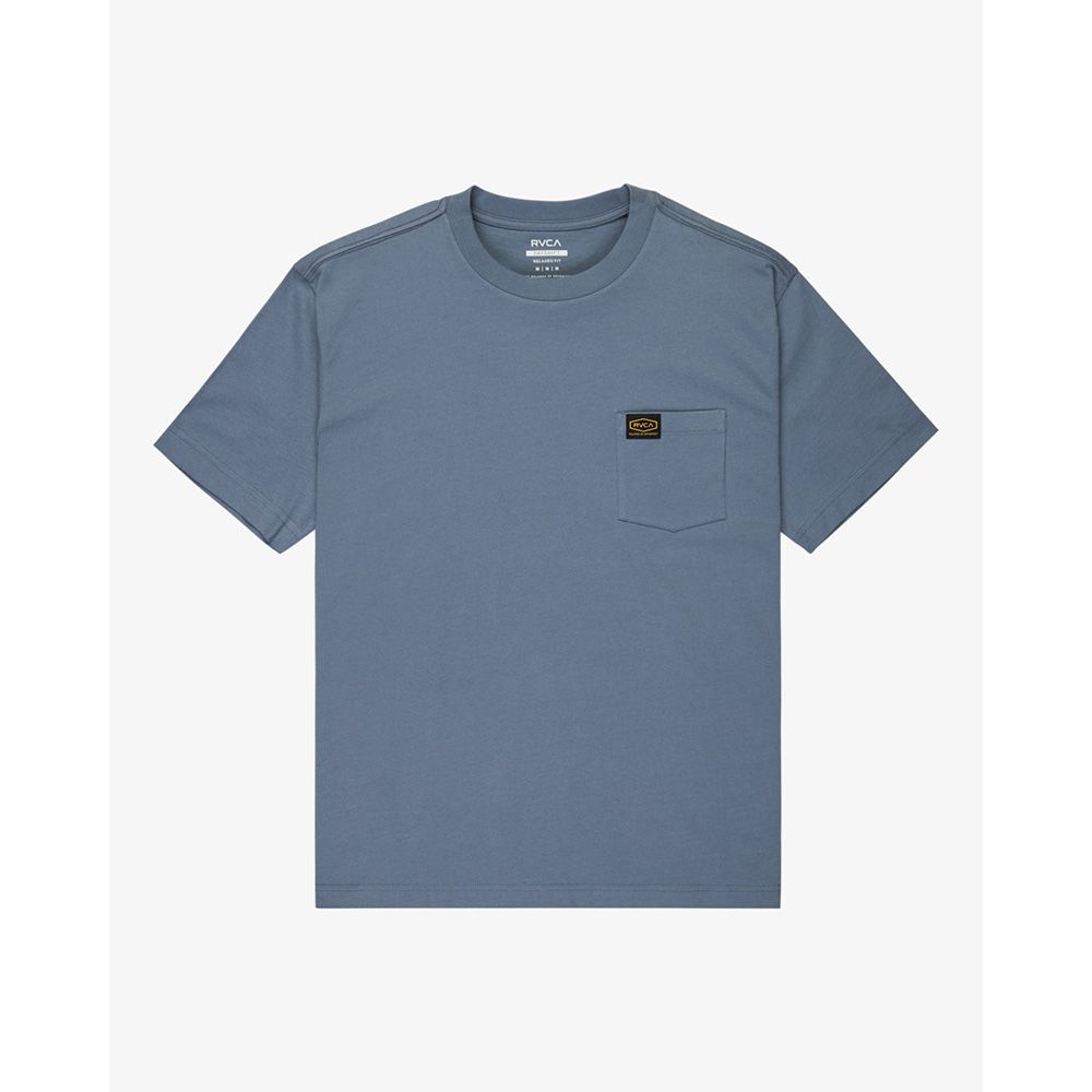 CAMISETA RVCA AMERICANA POCKET VINTAGE NAVY | Mechanic