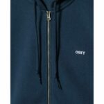 SUDADERA ESTABLISHED WORKS BOLD ZIP HOOD DARK DENIM | Mechanic