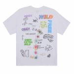 CAMISETA OBEY WILD FREE WHITE. Mechanic Tienda de Ropa
