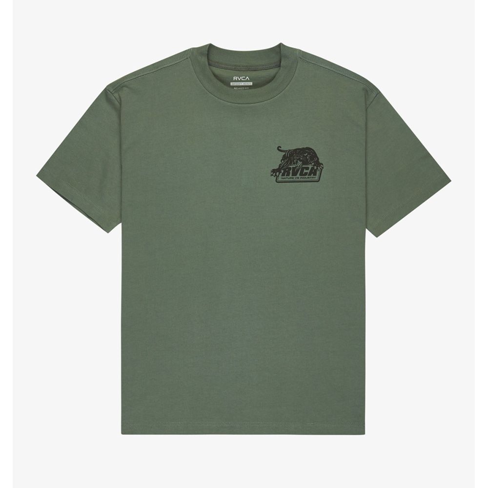 CAMISETA RVCA PENSTATION BALSAM GREEN | Mechanic