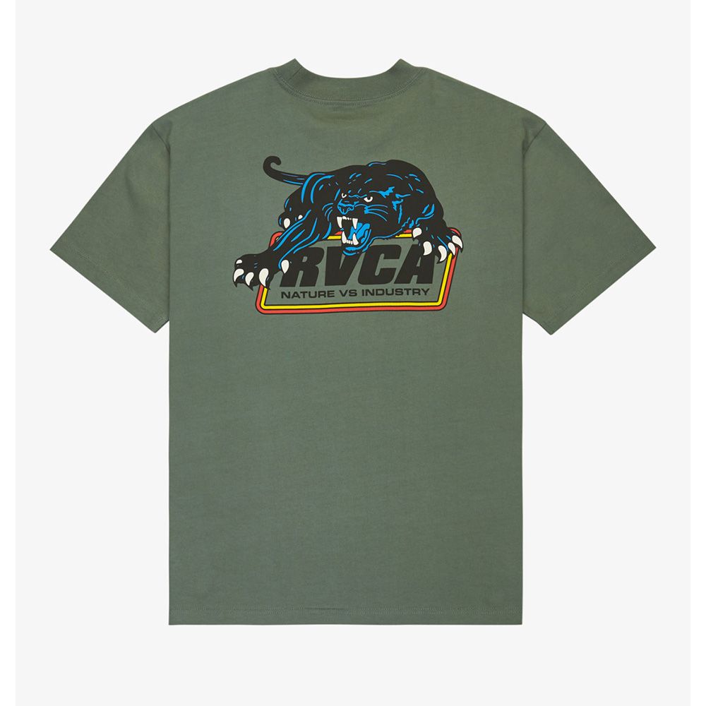 CAMISETA RVCA PENSTATION BALSAM GREEN | Mechanic