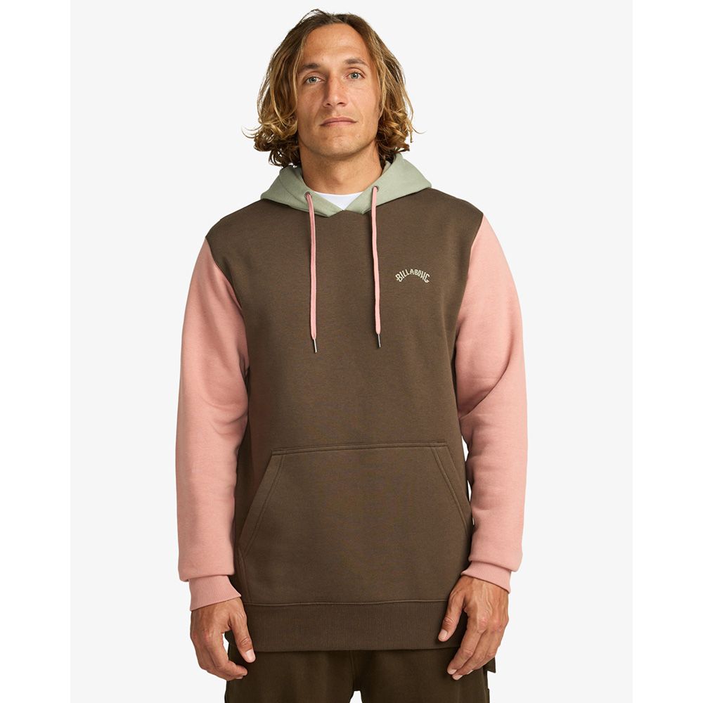 SUDADERA BILLABONG ARCH BLOCK DARK CEDAR | Mechanic