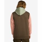 SUDADERA BILLABONG ARCH BLOCK DARK CEDAR | Mechanic
