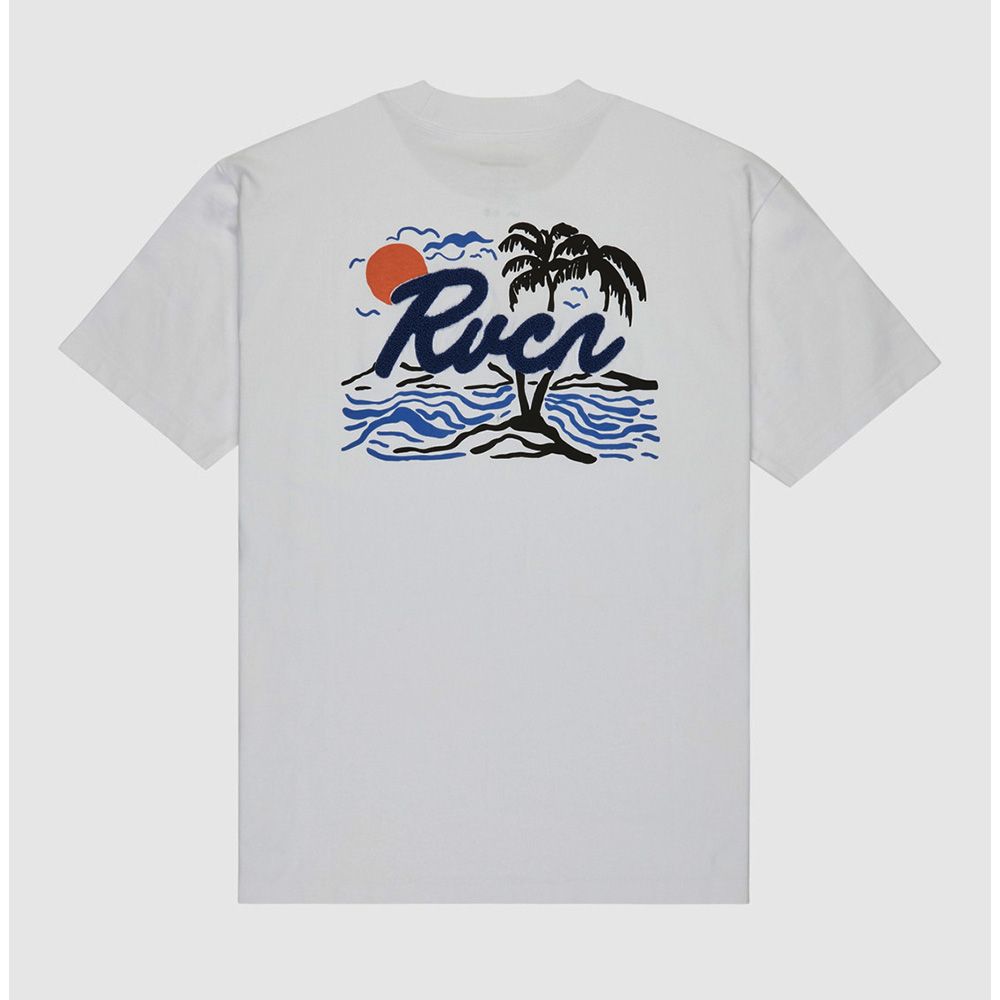 CAMISETA RVCA CURRENTS WHITE | Mechanic