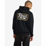 SUDADERA RVCA FRAME UP BLACK. Mechanic Tienda de Ropa