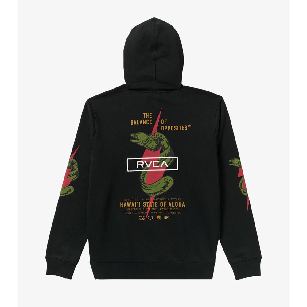 SUDADERA RVCA SOCK SQUAD BLACK | Mechanic