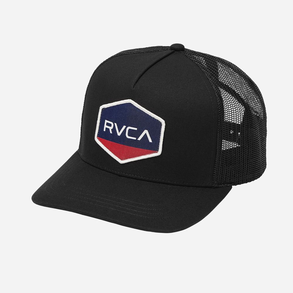 GORRA RVCA COMMONWEALTH BLACK | Mechanic