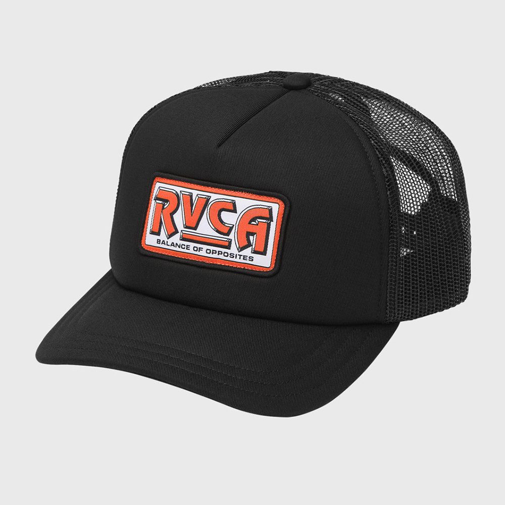 GORRA RVCA SERVICE FOAMY TRUCKER BLACK | Mechanic