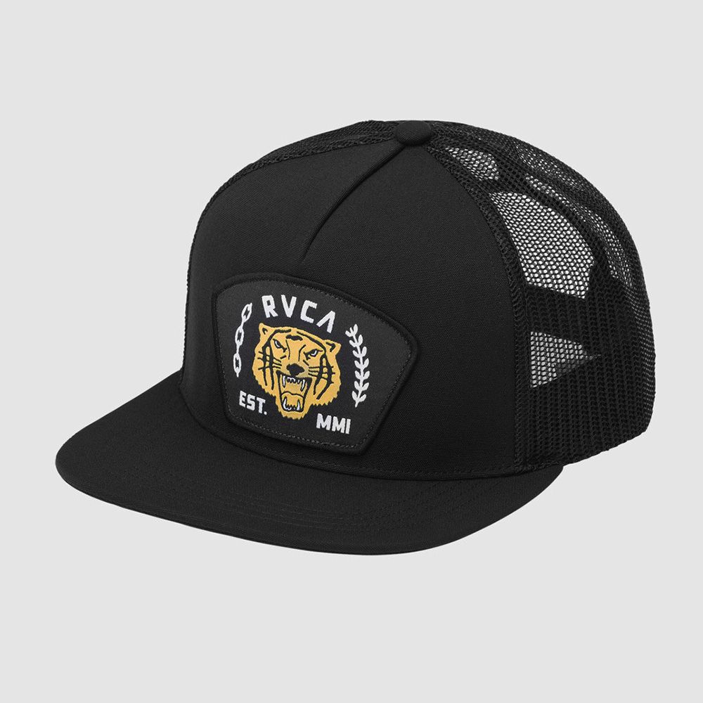 GORRA RVCA SQUADRON TRUCKER BLACK | Mechanic