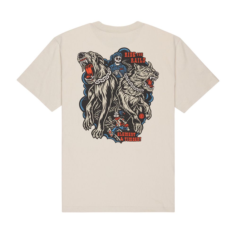 CAMISETA ELEMENT TIMBER GUARD DOGS OAT MILK | Mechanic