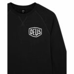 SUDADERA DEUS EX-MACHINA VENICE ADDRESS CREW BLACK | Mechanic