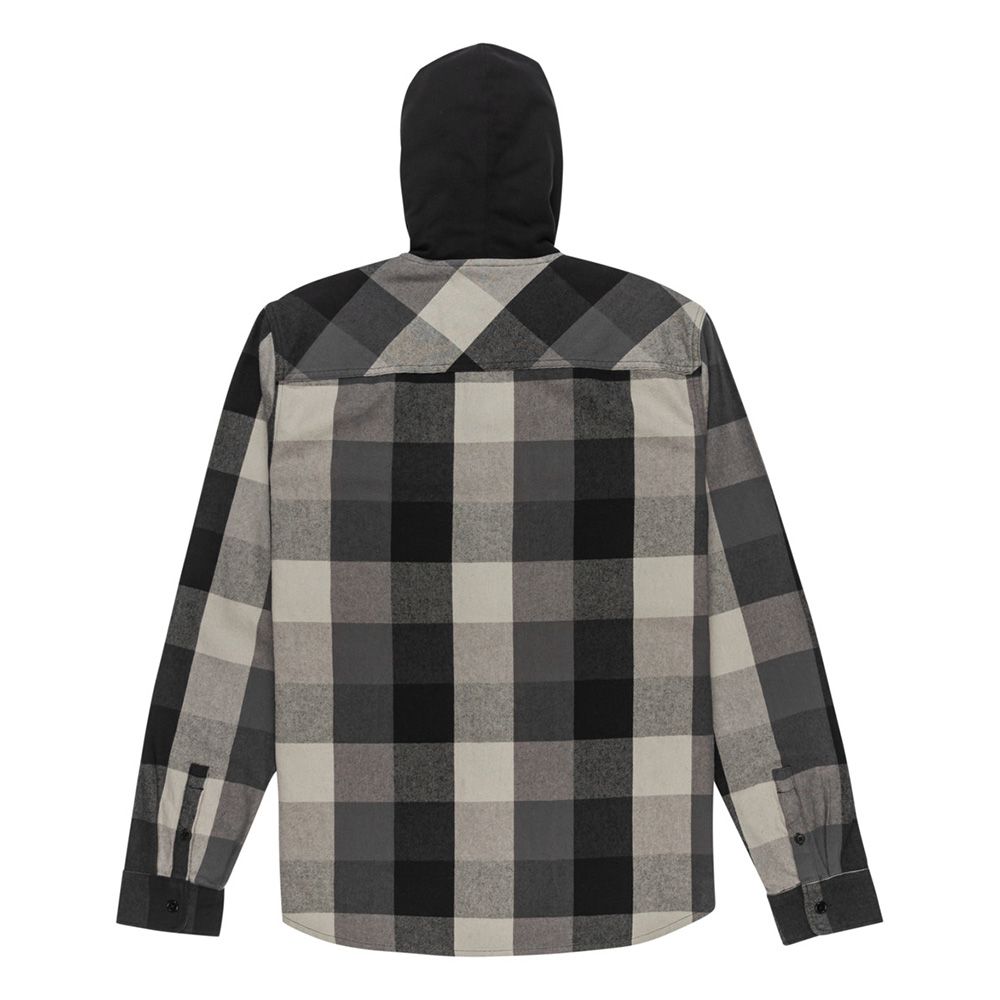 CAMISA  DC SHOES RUCKUS HOODED BLACK | Mechanic