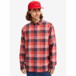 CAMISA QUIKSILVER MOTHERFLY PLAID MINERAL RED. Mechanic Tienda de Ropa
