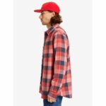CAMISA QUIKSILVER MOTHERFLY PLAID MINERAL RED. Mechanic Tienda de Ropa