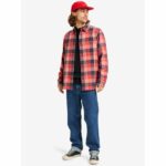 CAMISA QUIKSILVER MOTHERFLY PLAID MINERAL RED. Mechanic Tienda de Ropa