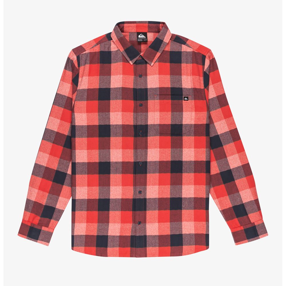 CAMISA QUIKSILVER MOTHERFLY PLAID MINERAL RED | Mechanic