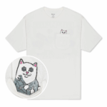 CAMISETA RIPNDIP NUT THEN BOLT POCKET TEE BONE. Mechanic Tienda de Ropa