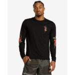 CAMISETA LS RVCA SHOCK SQUAD BLACK. Mechanic Tienda de Ropa