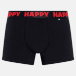 CAJA BOXER HAPPY SOCKS PACK-3 BLACK MIX | Mechanic