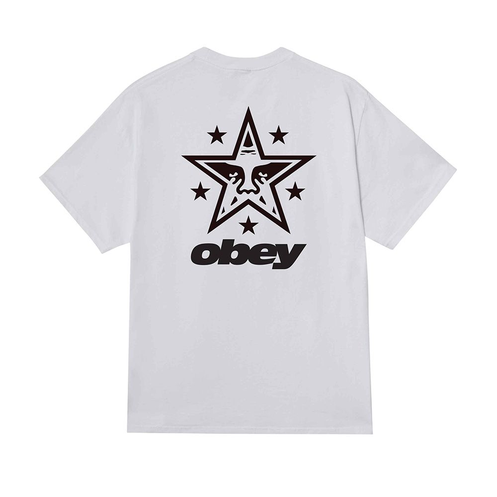 CAMISETA OBEY STAR WHITE | Mechanic