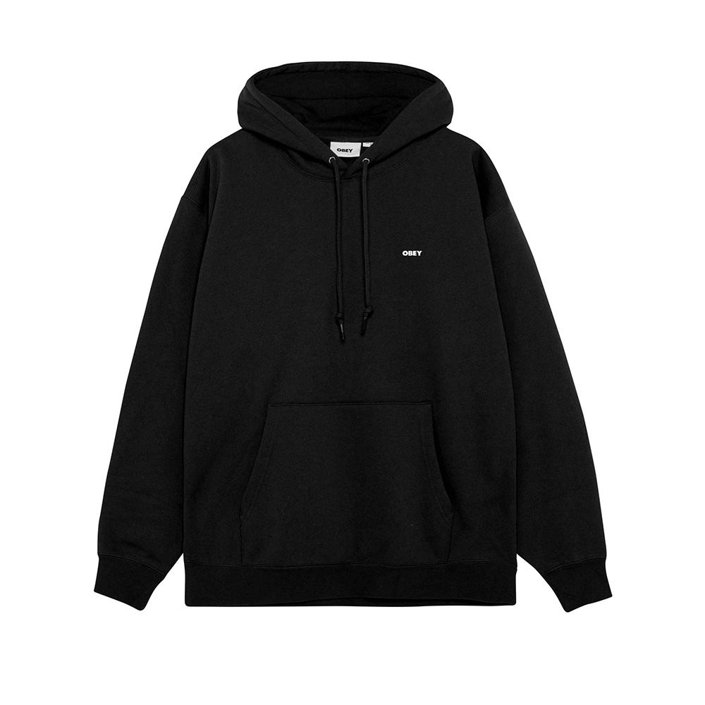 SUDADERA OBEY ART STUDIO FLOWERS BLACK | Mechanic