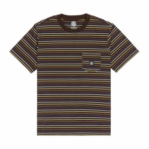 CAMISETA ELEMENT ICON LABEL POCKET MULTISTRIP