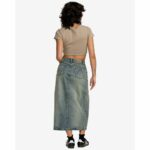 FALDA RVCA MIDI DENIM DUSTY BLUE WASH. Mechanic Tienda de Ropa