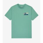 CAMISETA RVCA PALM TRAIL BOTTLE GREEN. Mechanic Tienda de Ropa