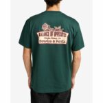 CAMISETA RVCA ROSE SIGN HUNTER GREEN. Mechanic Tienda de Ropa