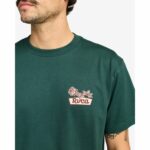 CAMISETA RVCA ROSE SIGN HUNTER GREEN. Mechanic Tienda de Ropa