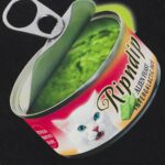 CAMISETA RIONDIP GOURMET CAT FOOD BLACK VINTAGE | Mechanic