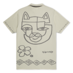 POLO RIPNDIP REVERSIBLE BLONDED KNIT BUTTON UP SAND/CHARCOAL | Mechanic