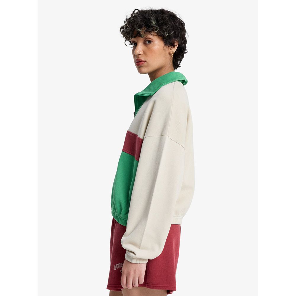 SUDADERA QUIKSILVER PAZ HALF-ZIP BONE | Mechanic