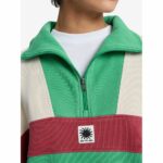 SUDADERA QUIKSILVER PAZ HALF-ZIP BONE. Mechanic Tienda de Ropa