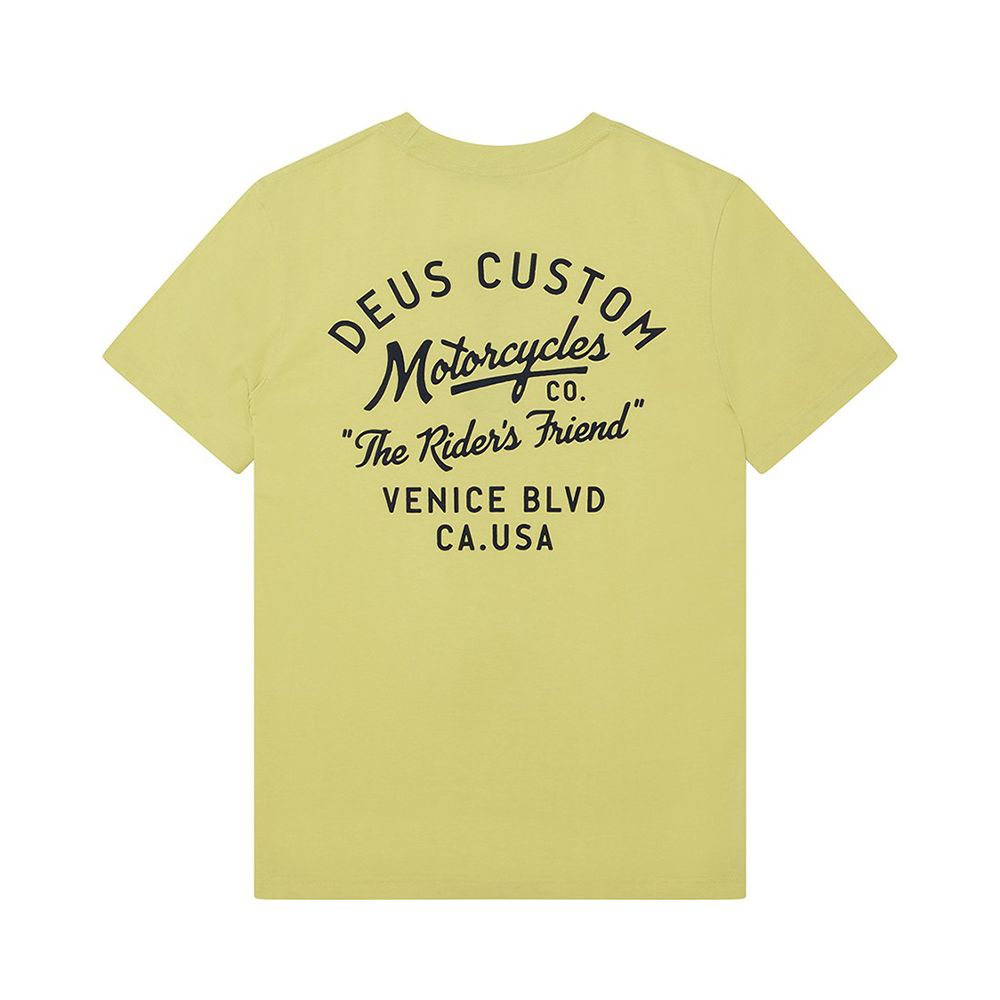 CAMISETA DEUS EX-MACHINA CAMBER TEE CANARY YELLOW | Mechanic