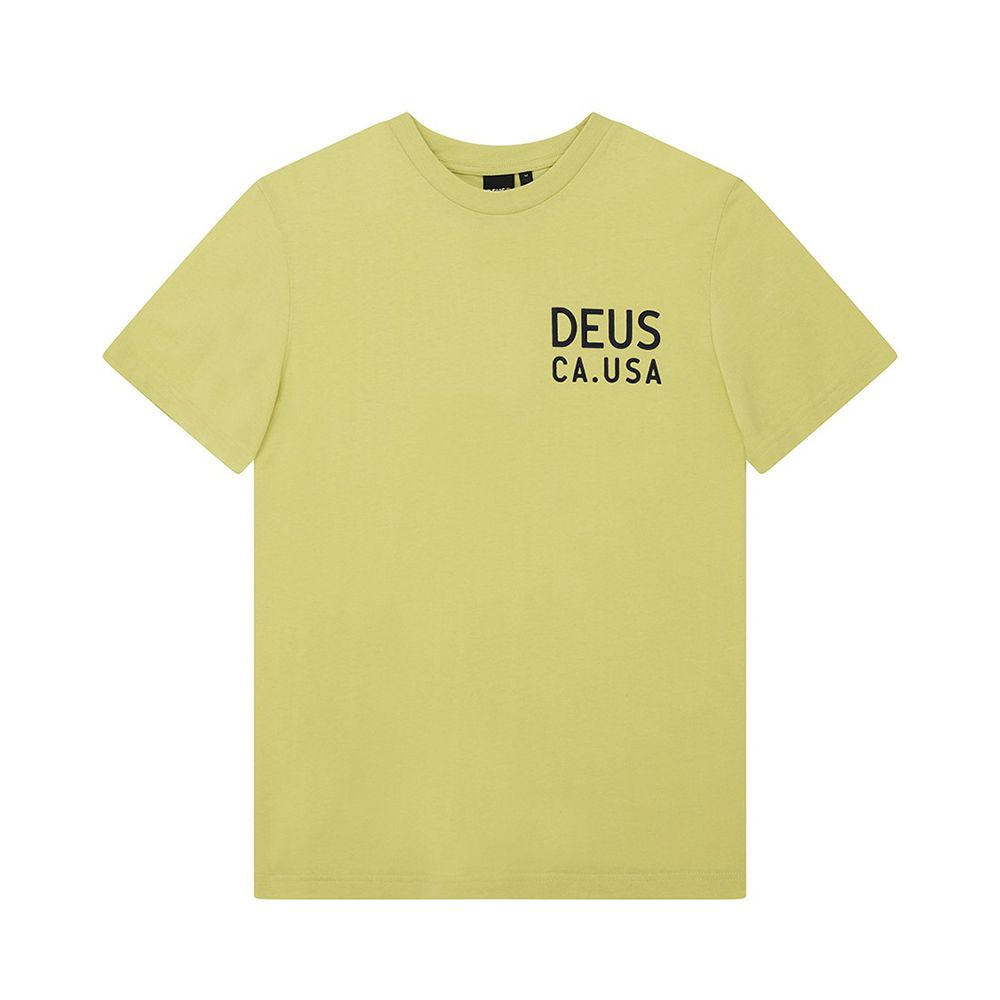 CAMISETA DEUS EX-MACHINA CAMBER TEE CANARY YELLOW | Mechanic
