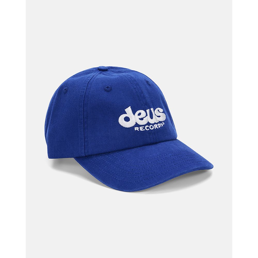 GORRA DEUS EX-MACHINA SMILE DAD CAP LIMOGES BLUE | Mechanic