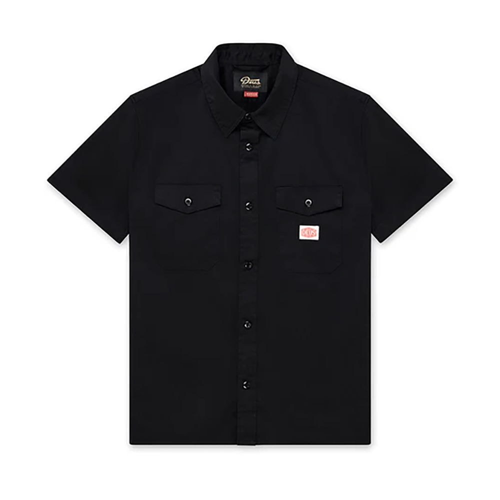 CAMISA DEUS EX-MACHINA SERVICE BLACK | Mechanic